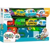 Image de Molto Tapis souple de ville et de jeu Avec 9 véhicules en tissu Devient une valise Multicolore Multicolore One Size