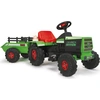 Image de Injusa Tracteur avec remorque 6V batterie, 133 cm vert