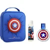 Image de FRAGRANCES POUR ENFANTS - Coffret Captain America EDT 100 ml, gel douche 100 ml et pochette cosmétique 100ml