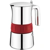 Image de Monix Moka pot Elegance rouge- 4 tasses