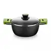Image de Casserole Haute Avec Couvercle En Fonte D'Aluminium 20cm Prior 400320 Bra