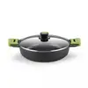 Image de Casserole Basse Avec Couvercle En Fonte D'Aluminium 32cm Prior 400532 Bra