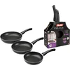 Image de Ibili Set de casseroles Silverline 9 pièces en acier inoxydable (5 casseroles et 4 couvercles de casseroles en verre), Capacités : 2 x 1,5 litres ; 2 x 2,5 litres ; 1 x 4,5 litres