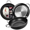Image de Ibili Honda 2 poignées I-chef poêle à frire 36 Cm argent argent One Size