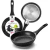 Image de Ibili Frypan 24 CM ANTI Adhesif poêle à frire, 24 cm de diamètre maxi, aluminium, adapté à la cuisson à induction, revêtement anti-adhésif