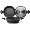 Image de Ibili Natura 440832 Poêle à frire, diamètre max. 32 cm, aluminium, compatible avec les cuisinières à induction, revêtement antiadhésif