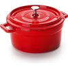 Image de Mini casserole Ibili-Cocotte, en fonte émaillée, 13 x 8 cm, 500 ml, rouge