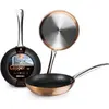 Image de Ibili Natura Copper poêle à frire, 30 cm de diamètre maxi, aluminium, adapté à l'induction, revêtement anti-adhésif