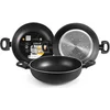 Image de Ibili Fusion 450928 Poêle à frire, 28 cm de diamètre maxi, aluminium, compatible induction, revêtement antiadhésif