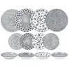 Image de Service de table Ibili Armonia, porcelaine, 12 pièces, noir