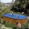 Image de Piscine Acier Aspect Bois Mauritius Ovale 7,44 X 3,99 X 1,32 M - Gré