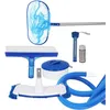Image de Gre   Kit D'Entretien Piscine 8 Accessoires   Manche Télescopique   Épuisette   Doseur Flottant   Pour Piscines Hors-sol