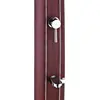 Image de Douche solaire aluminium carrée aspect bois 32 litres
