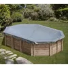 Image de Gre Ci790208 - Winter Housse Pour Piscines En Bois Ovale Séville 893x496cm 790208 580g/m2