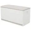 Image de Plastiken - Coffre 350l Intérieur/extérieur Fonctionnel Et Esthétique Cadenassable Avec Roulettes Beige