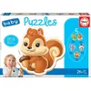 Image de Educa 13473, Animaux, set de puzzles pour bébé avec 5 puzzles pour les enfants à partir de 24 mois