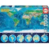 Image de Educa 16760 Carte du monde 1000 pièces Puzzle lumineux de nuit