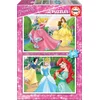 Image de Educa Borras - Puzzle Disney Ksiniczki 2x20 elementów - Oficjalny Produkt Premium