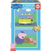 Image de Educa Borras Peppa Pig Puzzle en bois avec 2x9 pièces Golden Golden One Size