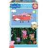 Image de Educa Wood : Peppa Pig - 2 X 16 pièces