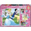 Image de Puzzle progressif Disney Princesses - 4 puzzles de 12 à 25 pièces pour enfants - Neuf