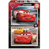 Image de Ensemble de 2 puzzles de 48 pièces Cars 3 pour enfants - Neuf