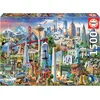Image de Educa Puzzle. Symboles de l'Amérique du Nord 1500 Teile