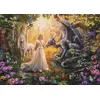 Image de Educa Puzzle. Dragon, Princesse et Licorne 1500 Teile