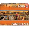 Image de Educa, puzzle animaux et faune 1000 pièces panorama chats sur le quai, Coloré