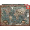 Image de Educa 18017 Carte du monde antique 8000 pièces puzzle