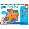 Image de Educa Puzzle. Puzzles pour bébés Animaux marins 2x2/2x3/4 Teile