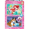 Image de Educa Borras - Puzzle Disney Ksiniczki Ariel i Jasmine 2x48 elementów