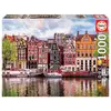 Image de Puzzle 1000 pièces - Maisons dansantes d'Amsterdam, un défi amusant - Neuf