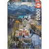 Image de Educa 19261, Schloss Neuschwanstein, puzzle de 1000 pièces pour adultes et enfants à partir de 10 ans, puzzle de paysage, Allemagne