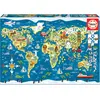 Image de Puzzle Carte du monde 200 pièces