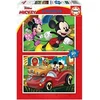 Image de Puzzle 2x48 pièces avec Mikey Mouse Fun House Educa 19312
