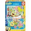 Image de Educa - Bob l'éponge - Puzzle 2x100 pièces