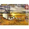Image de Educa, puzzle Villes et villages 1500 pièces Moulins à vent Consuegra, Coloré