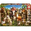 Image de Puzzle 500 pcs Les Malins De La Ferme - Neuf