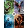 Image de Educa Anne Stokes Elemental Magic Star Chart Puzzle 1500 pièces Multicolore One Size