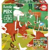Image de Educa - Puzzle MAX pour enfants avec une image amusante d'animaux de la ferme. 28 grandes pièces (19955) EDUCA