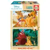 Image de Puzzles en Bois Le Roi Lion - 2 Puzzles de 25 Pièces pour Enfants - Neuf