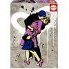 Image de Puzzle - EDUCA - LE BAISER. GARÇON À LA TÉLÉ - 1000 pièces - 68 x 48 cm - À partir de 12 ans