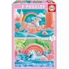 Image de Puzzle - EDUCA - Licornes Magiques - 2 x 48 pièces - Thème Fantaisie - Pour Enfants - 4 ans et plus
