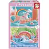 Image de Puzzle - EDUCA - Licornes Magiques - 2 x 48 pieces - Theme Fantastique - Pour Enfants - 4 ans et plus - Neuf