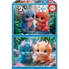 Image de Puzzle - EDUCA - Monstres mignons - 2 x 100 pièces - À partir de 8 ans - Thème dessin animé