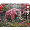 Image de Educa - Puzzle éléphant floral - 500 dielov