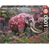 Image de Puzzle - EDUCA - Éléphant fleuri - 1000 pièces - 48 x 68 cm - Pour adultes - Animaux