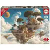 Image de Puzzle - EDUCA - Royaume des Nuages - 500 pieces - Theme Fantastique - 48 x 68 cm - Neuf