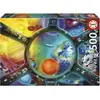 Image de Puzzle - EDUCA - Promenade spatiale - 500 pièces - Thème science et espace - Dimensions 48 x 34 cm